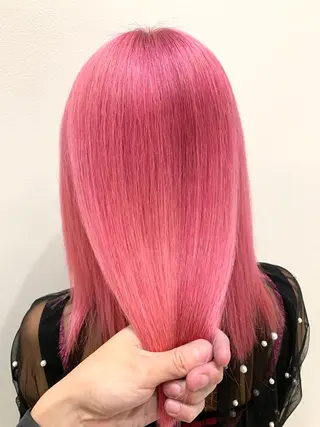 ミディアム 🍀ケアブリーチ カラー🍀坂井のヘアスタイル