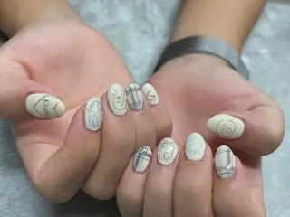 ネイル 【Zina京都駅前】 きぬがわ らむのネイルデザイン