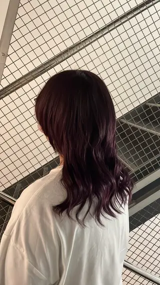 セミロング カラー 🦋カラーモデル募集 🦋荒木彩花のヘアスタイル