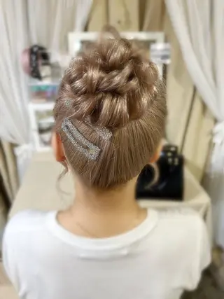 セミロング ヘアアレンジ ayahair. moe*のヘアスタイル