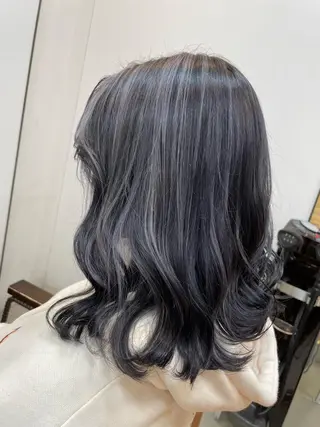 セミロング カラー SOYON なんば店所属・水島 真彩のヘアスタイル