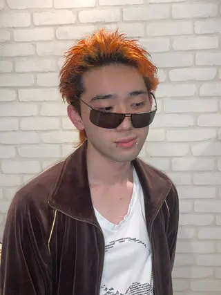 カラー ヘアアレンジ メンズ 阿部 うららのマツエク・マツパデザイン