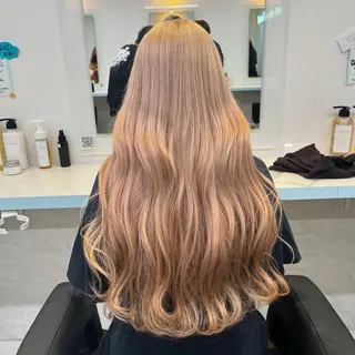 ロング カラー ブリーチカラー 🩵MIZUKIのヘアスタイル