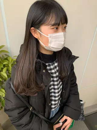 ロング カラー 羽エクステ🩷 🤍まき🤍のヘアスタイル