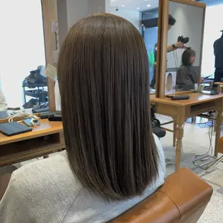 セミロング noi所属・立花 莉奈のヘアスタイル