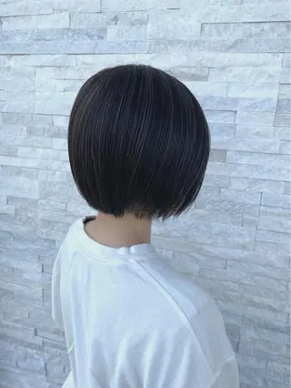 ショート カラー パーマ 美容室 ソンリエのヘアスタイル