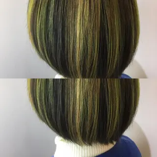 ショート カラー 髪質改善 頭身浴/ 中田のヘアスタイル