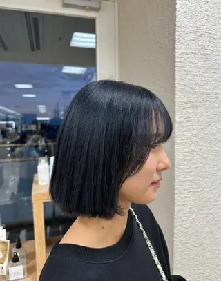 ミディアム カラー お悩み改善 黄金比みくのヘアスタイル