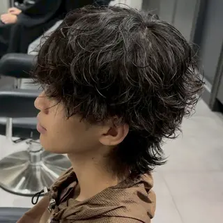 パーマ メンズ HYPE所属・波巻き🌊✖️ シャドウ🐾/AOIのヘアスタイル