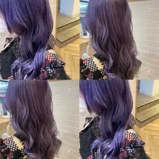 ロング カラー 艶カラー/韓国顔周り 🎀mamiのヘアスタイル