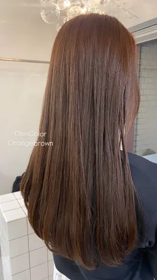 ロング attrait天王寺店所属・attraitななか /カラーモデル募集中のヘアスタイル