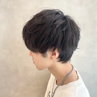 パーマ メンズ ダウンパーマ特化💎 ボブ・レイヤーりなのヘアスタイル