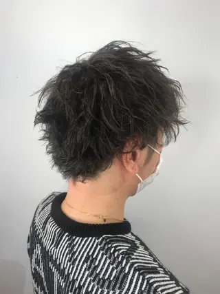 パーマ メンズ なりたいを叶える /町野 朝哉のヘアスタイル