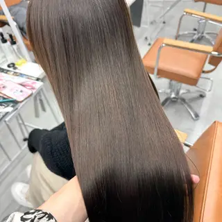 ロング カラー ヘアアレンジ ブリーチなしカラー /ベージュ/安形翔のヘアスタイル