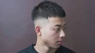 ショート バーバーサロン メンズカット 森のヘアスタイル