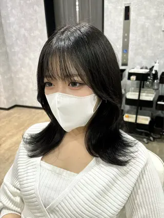 カラー La fith hair ray 札幌店所属・顔まわり/W カラー/リョウのヘアスタイル