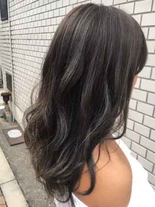 ロング カラー 地毛風ストレート ⚡️下ノ村柊斗⚡️のヘアスタイル