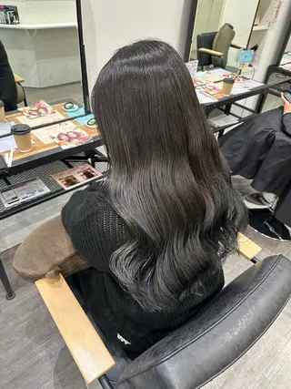 ロング カラー 艶髪レイヤー上田 紗也🇰🇷💗のヘアスタイル