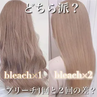 ロング カラー ヘアアレンジ ダブルカラー 韓国ヘアKYONのヘアスタイル