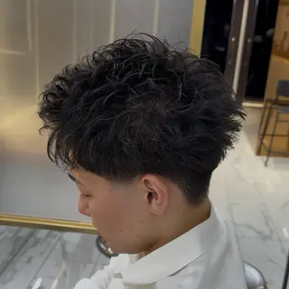 パーマ メンズ 渋谷メンズパーマ🌀 大人ヘア/くりのヘアスタイル