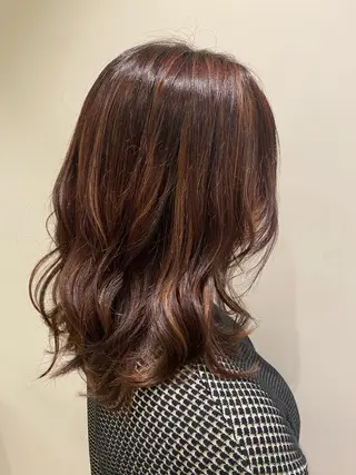 ミディアム カラー 艶髪🌿美髪 大塚礼乃【西荻窪】のヘアスタイル