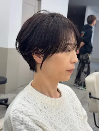 ショート ショート/ 似合わせカットモカのヘアスタイル