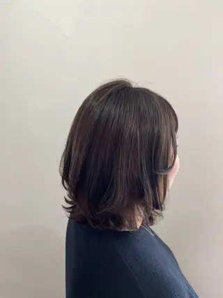 ミディアム カラー mopa所属・mopa_kaede 暖色カラー/ロングのヘアスタイル