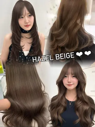 ロング カラー 上品モテヘア🩶 karen🩶のヘアスタイル