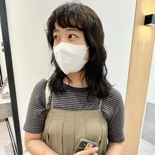 ミディアム パーマ gotoday shaire salon 神戸三宮所属・ショート/パーマ/ MIOのヘアスタイル