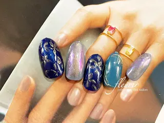 ネイル フルリール 【プライベートサロンのネイルデザイン