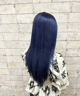 ロング カラー 店長 奈須 雄紀のヘアスタイル