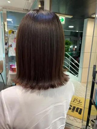 ミディアム ニュアンスネイル/ ボブ/まちゃこのヘアスタイル