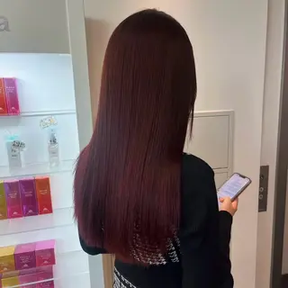 ミディアム カラー 🍒暖色✖️レイヤー ／Haruna🍒のヘアスタイル