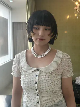 ショート カラー 似合わせパーマ/ メンズパーマ/しゅうのヘアスタイル