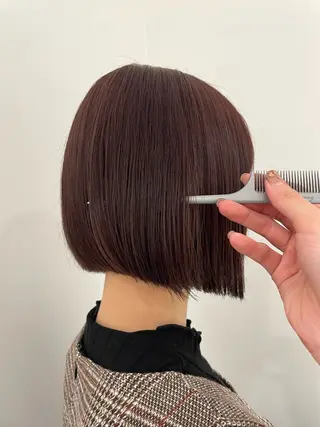 ミディアム カラー 🏳️‍⚧️艶カラー /アレンジ🎀くるみのヘアスタイル