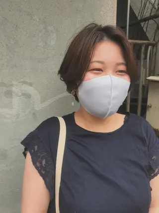 ショート さの あやねのヘアスタイル