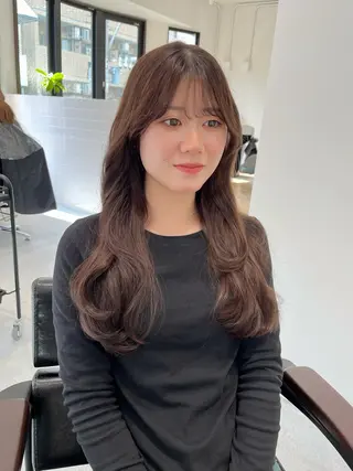 ロング カラー loulou所属・透明感カラー 💎飯塚ゆうきのヘアスタイル