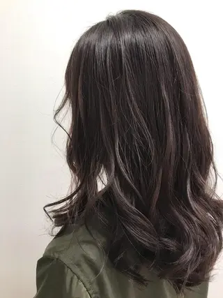 セミロング カラー 福島成美/髪質改善 縮毛矯正/カラーのヘアスタイル