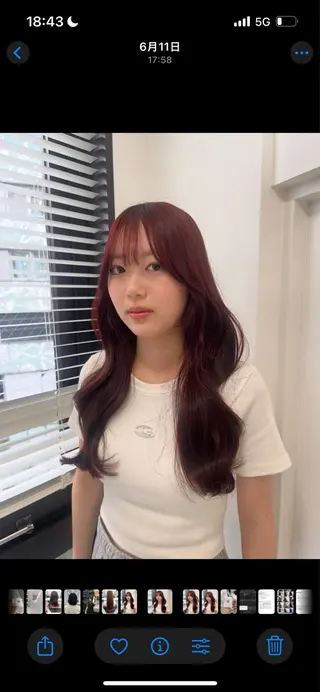 ロング ♡ナチュラルガーリー ♡ベージュ♡RINAのヘアスタイル