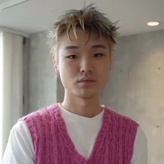 カラー メンズ あずまりんの/メンズ ブリーチ特化のヘアスタイル