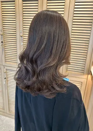 ミディアム カラー パーマ ヘアアレンジ サナ / elto四条烏丸のヘアスタイル