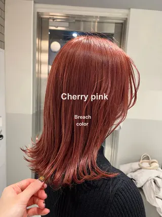 セミロング カラー RINA🧤 デザインとボブのヘアスタイル