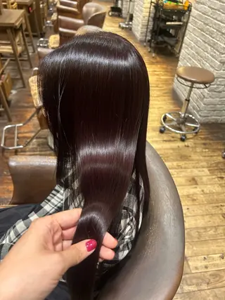 ミディアム カラー la fith所属・rico_by ヘアとアイブロウのヘアスタイル