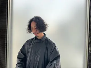 パーマ メンズ 椎葉 祐也のヘアスタイル