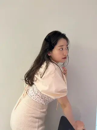 ロング カラー ヘアアレンジ カット/パーマモデル 募集🩵　yukaのヘアスタイル