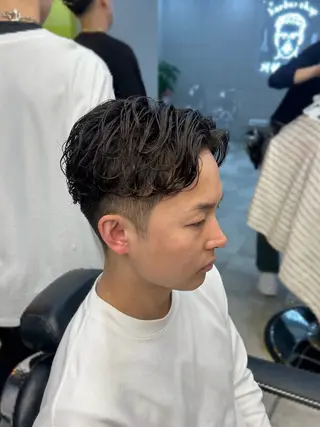 パーマ メンズ 天王寺メンズパーマ /マツムラミユウのヘアスタイル