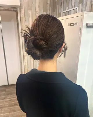 ロング ヘアアレンジ 広島/ヘアセット /ベージュ/わかなのヘアスタイル