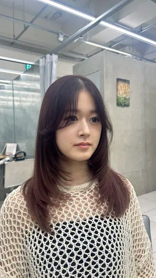 セミロング カラー BASSA池袋 Rera/レイヤーのヘアスタイル