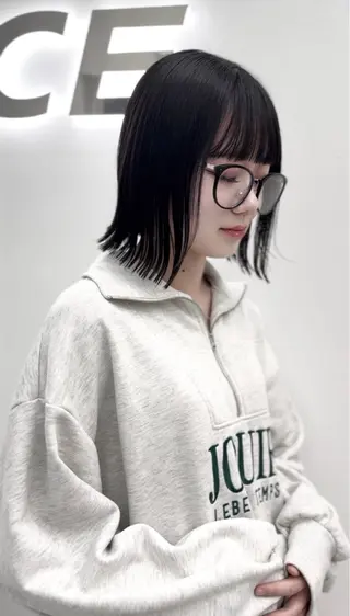 ショート カラー ヘアアレンジ ‎🤍韓国ボブ/ 縮毛矯正🪽‪ひかりのヘアスタイル
