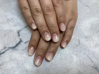 ネイル ネイルリボン 受付スタッフのネイルデザイン
